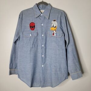 Vtg Big Mac JC Penny Embroidered Shirt